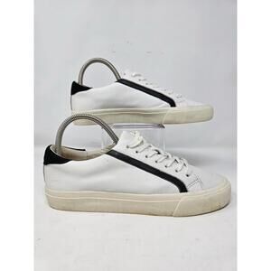 Madewell Sneakers White Delia Sidewalk Low Lace Up Leather Unisex W‎ 8  M 6.5
